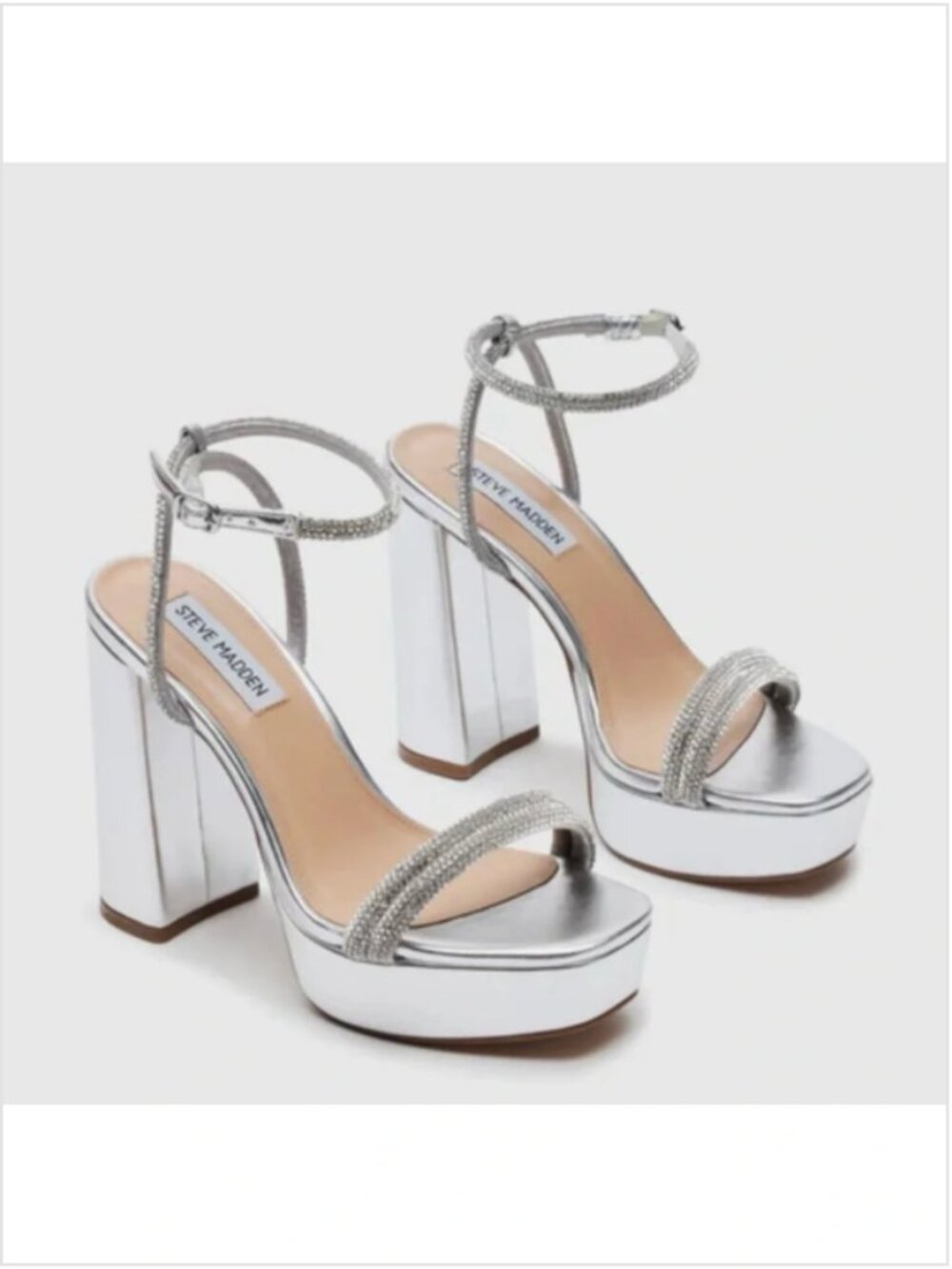 Steve Madden Lofty Silver 6.5